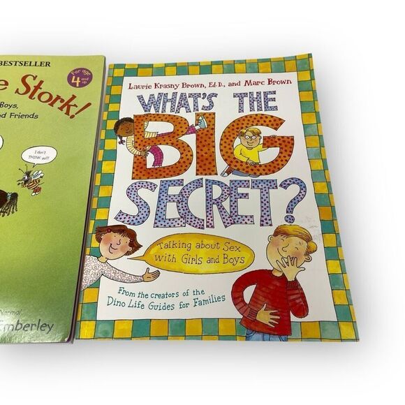 It's Not the Stork! & What’s The Big Secret? Lot of 2 Paperback Books - Picture 3 of 7